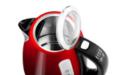 Eta Digi elkedel 1,7 L 2200 W Rød