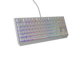 GENESIS Thor 230 TKL White Outemu Brown tastatur Spil USB + RF Wireless + Bluetooth QWERTY Hvid