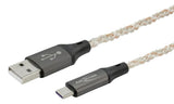 Ansmann 1700-0158 USB-kabel 1 m USB A USB C 0,48 Gbit/sek. 60 W Flerfarvet