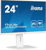 iiyama ProLite XUB2497HSN-W2 computerskærm 60,5 cm (23.8") 1920 x 1080 pixel Fuld HD LED Hvid
