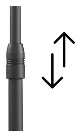 Hama 00220882 højttalerstativ Gulv Sort
