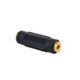 Gembird A-3.5FF-01 kabel kønsskifter 3.5 mm Sort