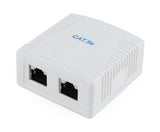 Gembird NCAC-2F5E-01 netværks-splitter Hvid