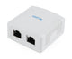 Gembird NCAC-2F5E-01 netværks-splitter Hvid