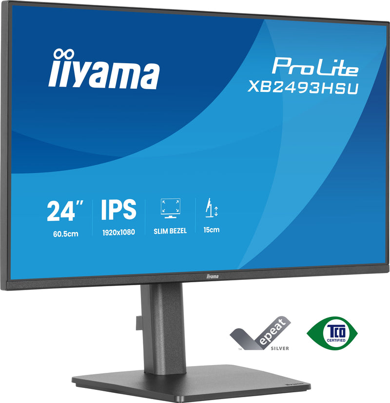 iiyama ProLite XB2493HSU-B1 computerskærm 60,5 cm (23.8") 1920 x 1080 pixel Fuld HD LED Sort