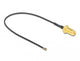 DeLOCK 12656 koaxial kabel 0,2 m RP-SMA MHF 4L LK Sort
