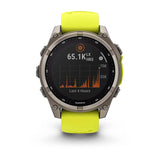 Garmin fenix 8 3,3 cm (1.3") 47 mm Digital 260 x 260 pixel Berøringsskærm Titanium Wi-Fi GPS (satellit)