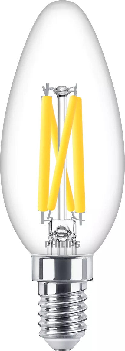Philips Filament kertepære, klar 40 W B35 E14