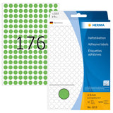 HERMA 2215 selvklæbende etiket Cirkel Grøn 5632 stk