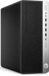 T1A HP EliteDesk 800 G5 Refurbished Intel® Core™ i5 i5-9500 16 GB DDR4-SDRAM 256 GB SSD Windows 11 Pro Micro Tower PC Sort, Sølv