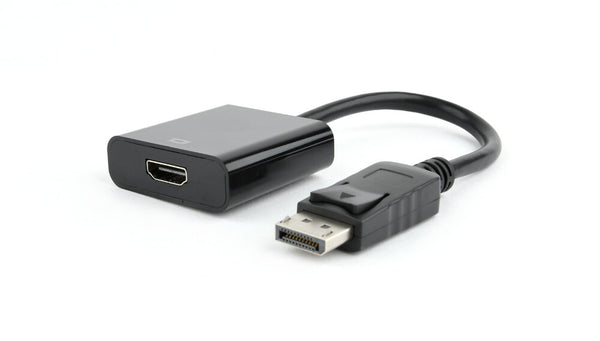 Gembird AB-DPM-HDMIF-002 videokabel adapter 0,1 m DisplayPort HDMI Sort