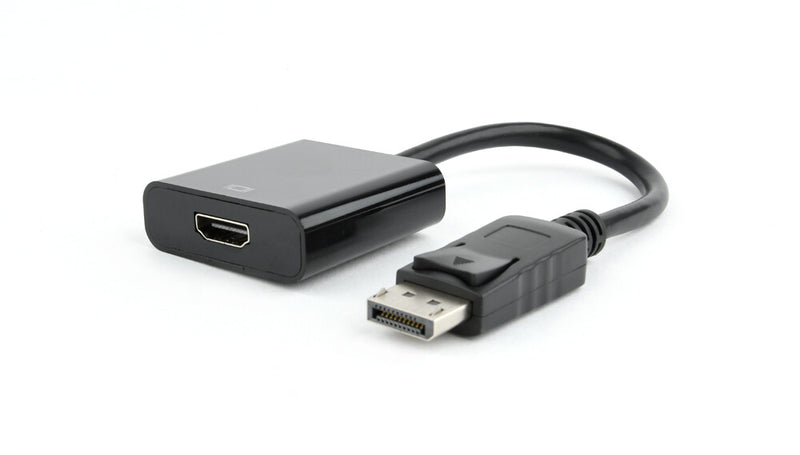 Gembird AB-DPM-HDMIF-002 videokabel adapter 0,1 m DisplayPort HDMI Sort