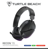 Turtle Beach Recon 70 Headset Ledningsført Spil Sort
