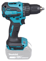 Makita DDF490Z bor 1900 rpm Nøglefri 1,7 kg Blå, Sort