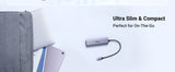 Ugreen 15596 dockingstation Ledningsført USB 3.2 Gen 1 (3.1 Gen 1) Type-A + Type-C Aluminium