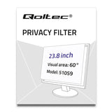 Qoltec 51059 antirefleks skærm 60,5 cm (23.8") Monitor