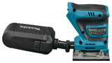 Makita DBO484Z transportabel slibemaskine Excentersliber 14000 OPM Sort, Blå