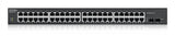 Zyxel GS1900-48HPv2 Administreret L2 Gigabit Ethernet (10/100/1000) Strøm over Ethernet (PoE) Sort