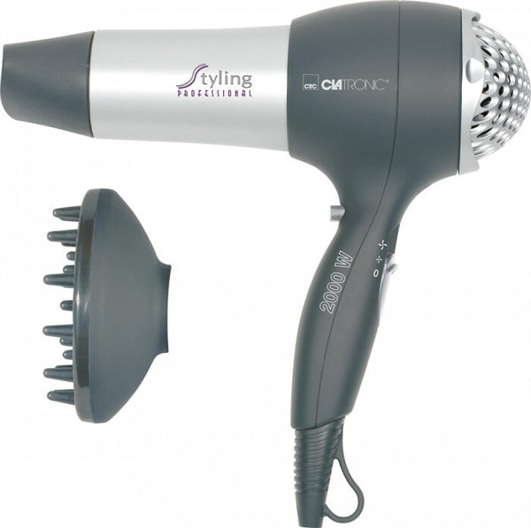 Clatronic HTD 3055 hårtørrer 2000 W Grå, Sølv
