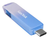 SanDisk Creator Phone Drive USB-nøgle 128 GB USB Type-C / Lightning 3.2 Gen 1 (3.1 Gen 1) Blå, Violet