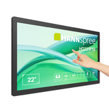 Hannspree HO221PTB skilte display Digital fladpaneldisplay 54,5 cm (21.4") LCD 600 cd/m² Fuld HD Sort Berøringsskærm