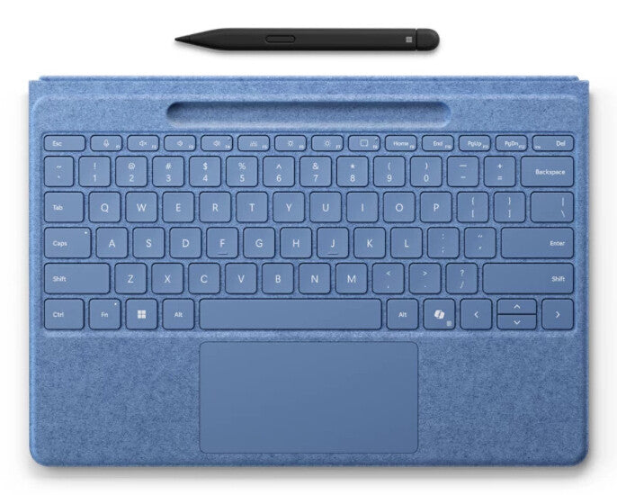 Microsoft Surface 8YU-00027 tastatur til mobil enhed QWERTZ Tysk Bluetooth Blå