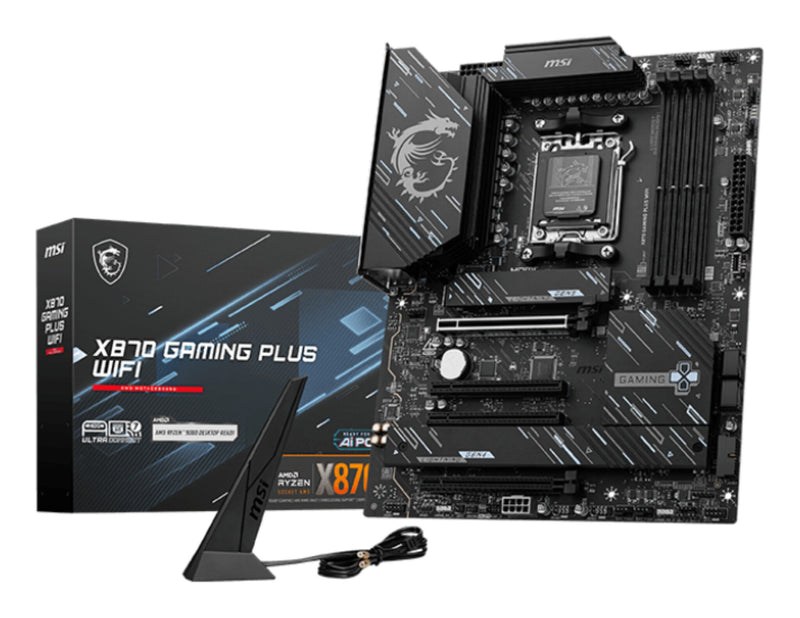 MSI X870 GAMING PLUS WIFI bundkort AMD X870 Sokkel AM5 ATX