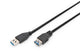 Digitus AK-300203-018-S USB-kabel USB 3.2 Gen 1 (3.1 Gen 1) 1,8 m USB A Sort