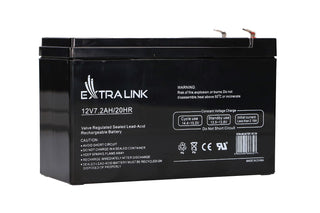 Extralink AGM 12V 7.2Ah - Batterie - 7.200 mAh Blybatterier (VRLA) 7,2 At