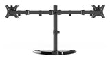 Gembird MS-D2ST-02 skærmbeslag og -stativer 81,3 cm (32") Skrivebord Sort