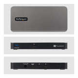 StarTech.com 303UE-TB5-HUB interface hub Thunderbolt 5 80 Mbit/s Grå