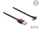 DeLOCK 81549 USB-kabel USB 2.0 0,5 m USB A USB C Rød, Sort