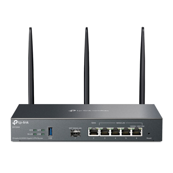 TP-Link Omada ER706W trådløs router Gigabit Ethernet Dual-band (2,4 GHz / 5 GHz) Sort