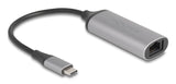 DeLOCK 81570 kabel kønsskifter USB Type-C RJ-45 Anthracit