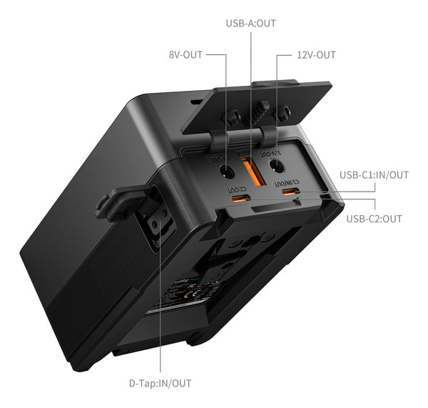 SmallRig 5047 batteri til kamera/videokamera 6800 mAh